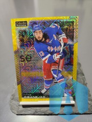 2020-21 O-Pee-Chee Platinum Yellow Traxx #133 Mika Zibanejad 192/249